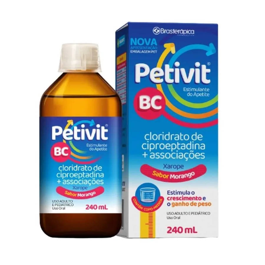 Petivit BC Xarope Sabor Morango 240ml