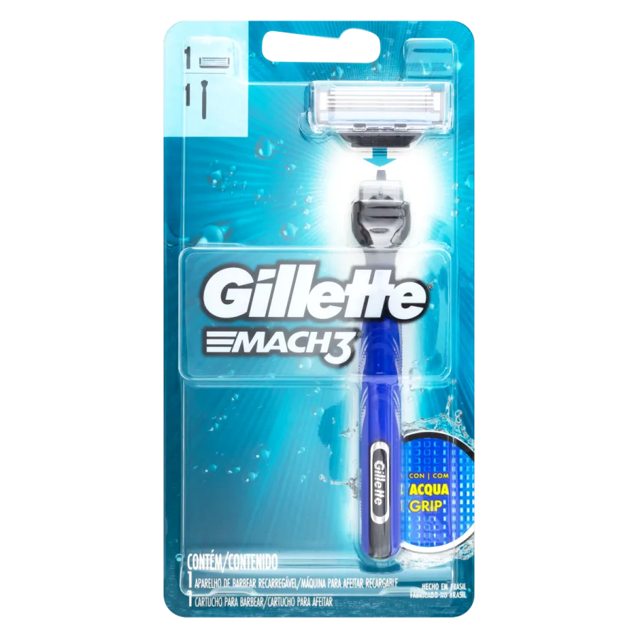 Aparelho Mach 3 Acqua Regular 1und