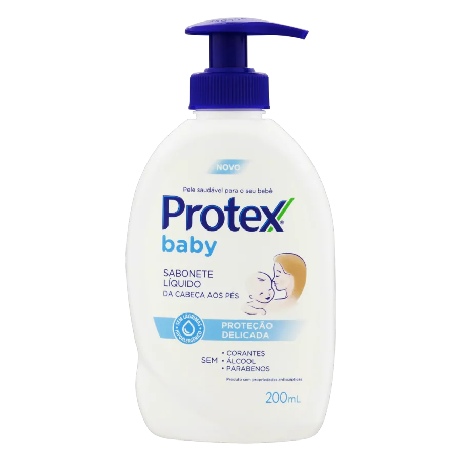 Sabonete Líquido Protex Baby Da Cabeça aos Pés 200ml