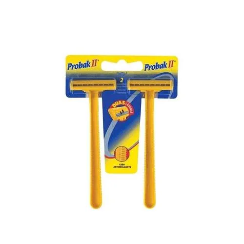 Aparelho Barbear Prestobarba Probak Ii com 2 Unidades