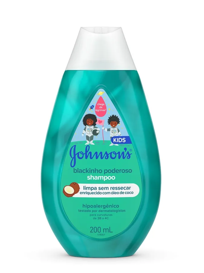 Shampoo Johnsons&johnsons Baby Blackinho Poderoso 200ML