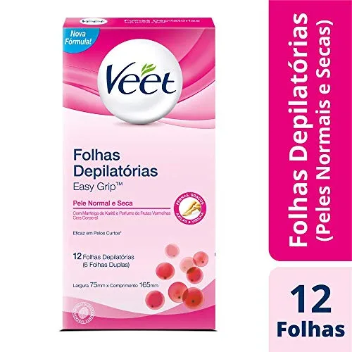 Veet Folhas para Depilacao Pele Normal 12 Unidades