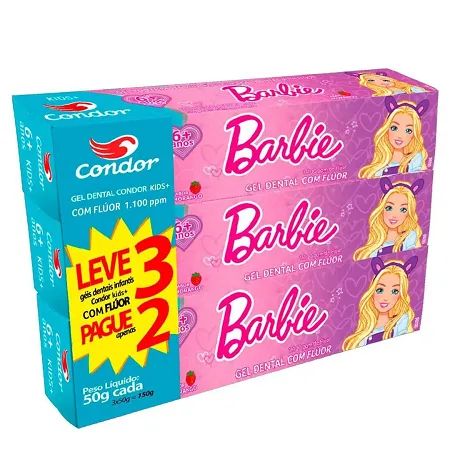 Creme Dental Condor Barbie 50G