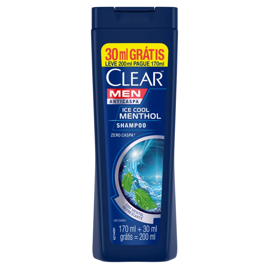 Shampoo Clear Ice Cool Menthol 200ML