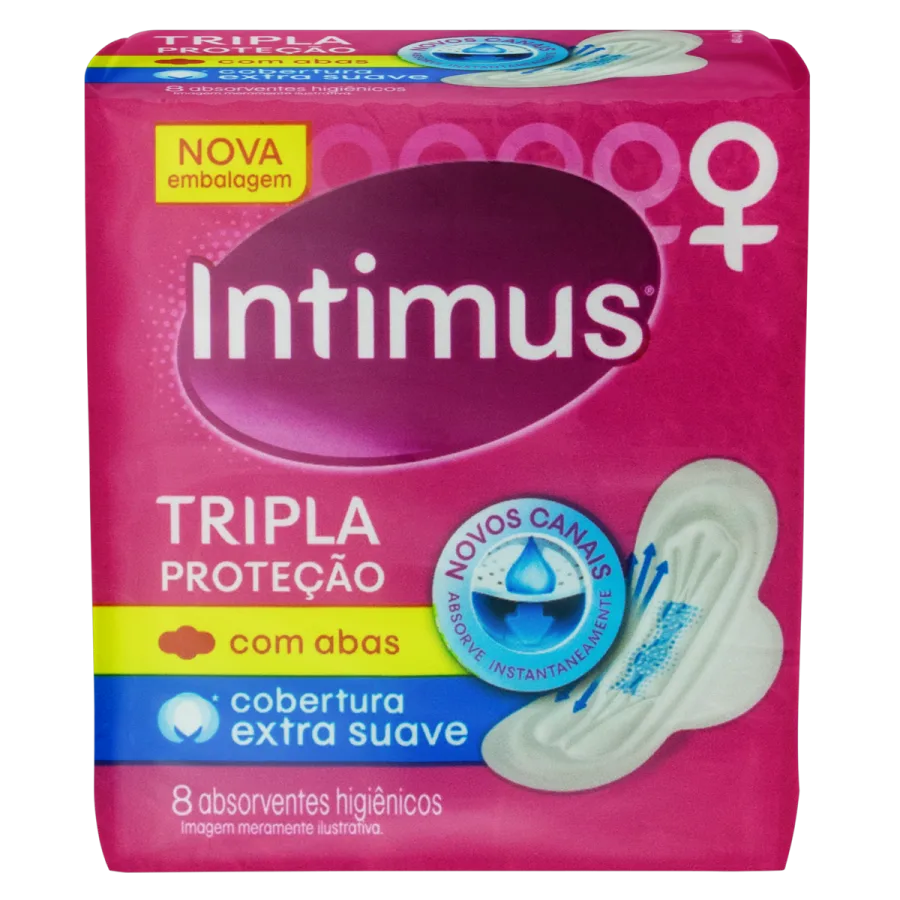 Abs Intimus Normal Suave com Abas 8und