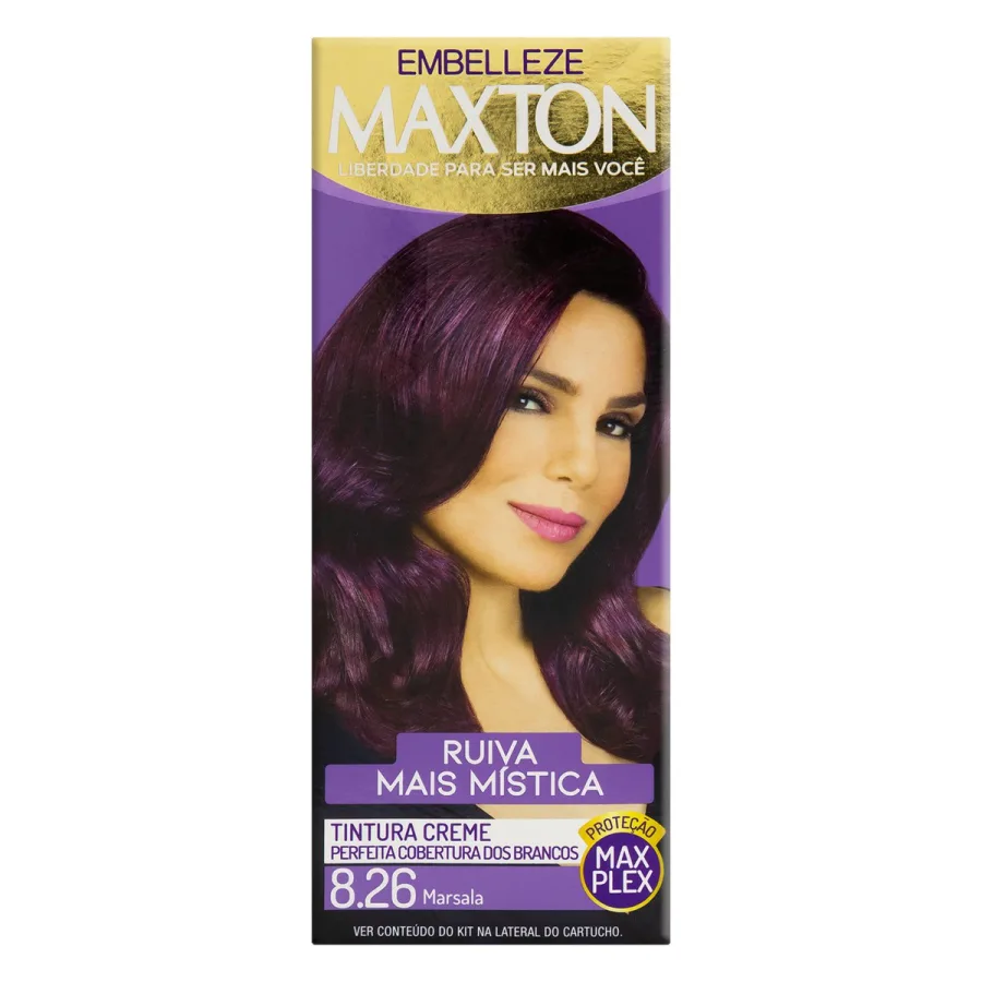 Tint Maxton 8.26 Ruiva+mistica Vermelho