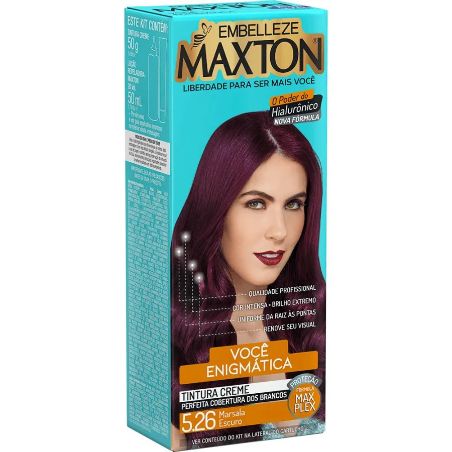 Tint Maxton 5.26 Castanho Claro Marsala