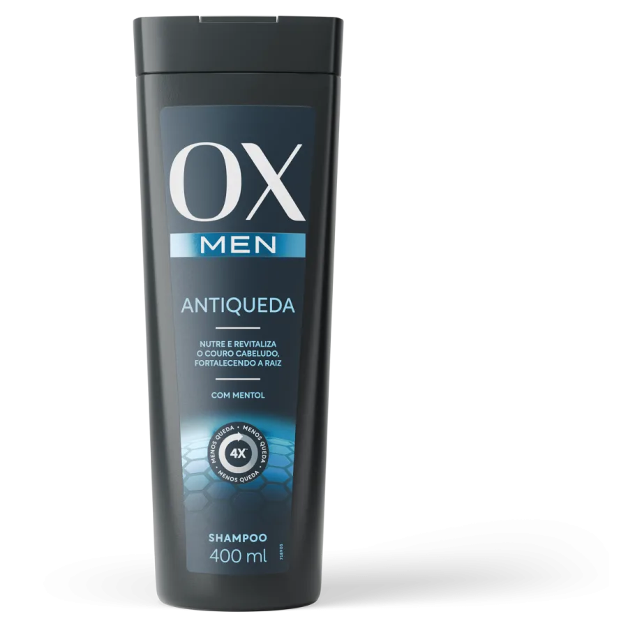 Shampoo Ox Men Antiqueda 400ML