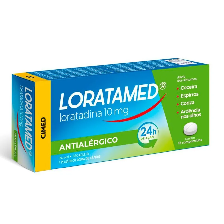 Loratamed 10mg Cimed 12 Comprimidos