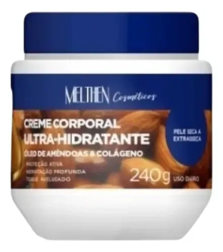 Creme Corporal Ultra-Hidratante Melthen Óleo de Amêndoas & Colágeno 240g