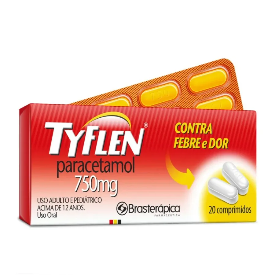 Tyflen (paracetamol) 750MG 20 Cpr